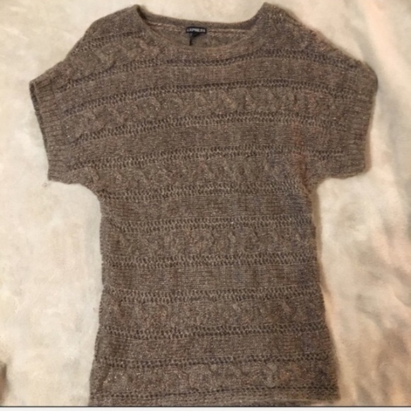 Express Dolman cable knit sweater XS - Picture 3 of 5